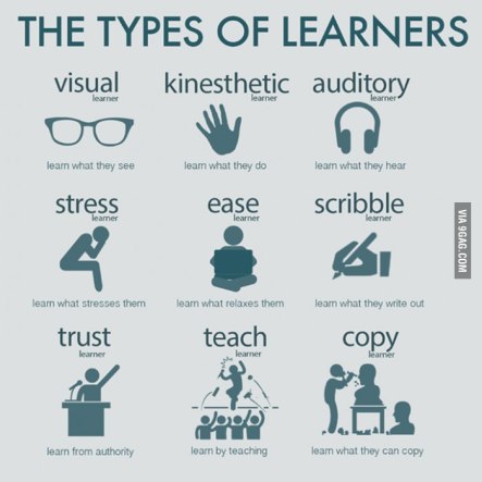 Types of learners: a must read xD